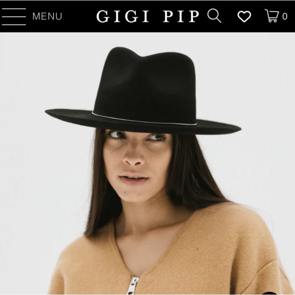 Gigi Pip - Zephyr Rancher Teardrop Felt Fedora Ha… - image 2